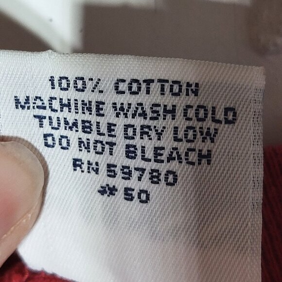 Guess Jeans Womens Red Star Graphic T-Shirt Size Medium Large Y2K 90s Americana - Picture 7 of 9